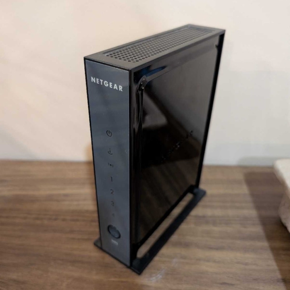 NETGEAR Black Vertical Modem-Router Combo